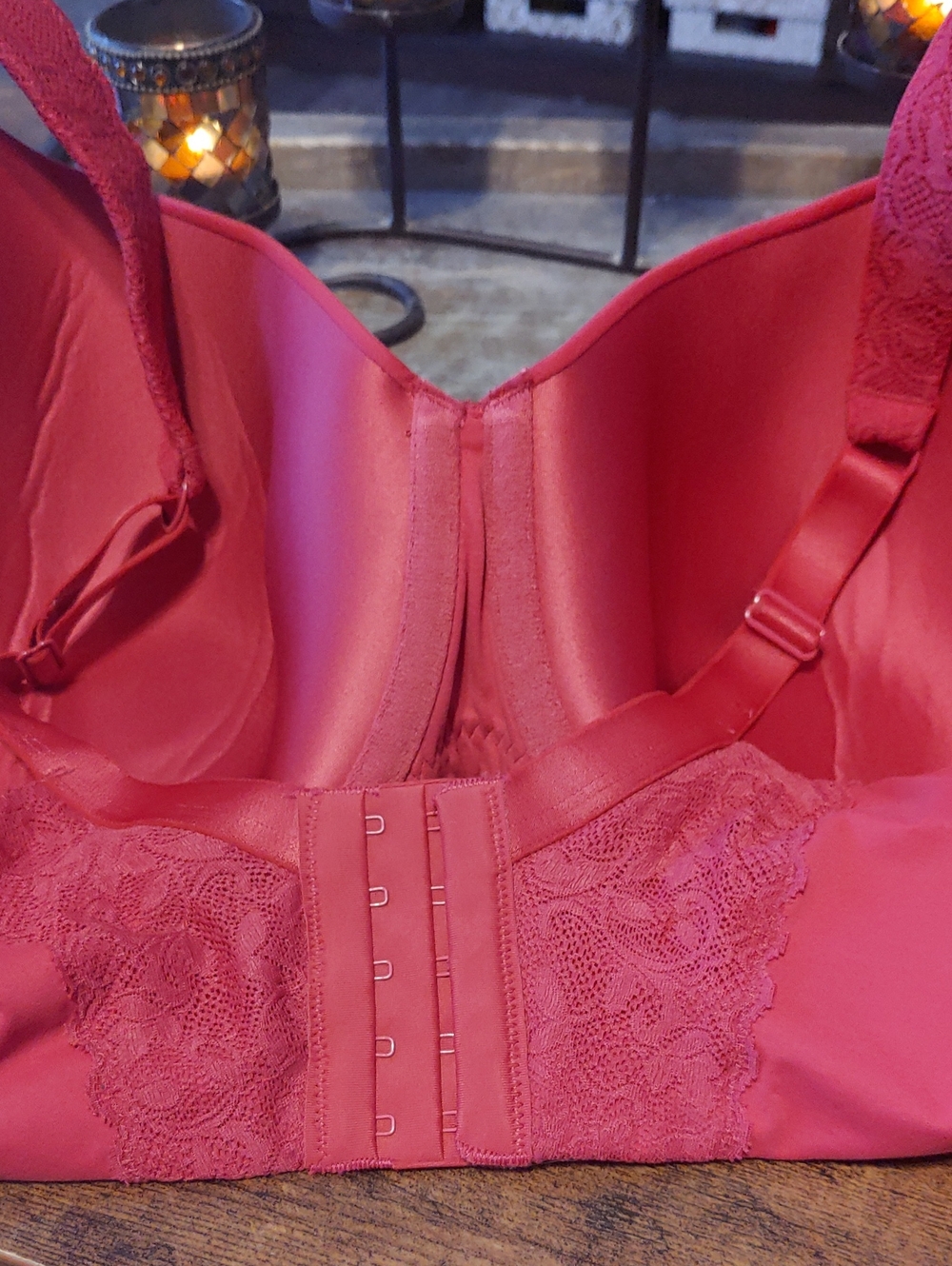 NWT Sexy Muted Red Ambrielle 46DDD Padded Underwire Gorgeous bra - Picture 9 of 11